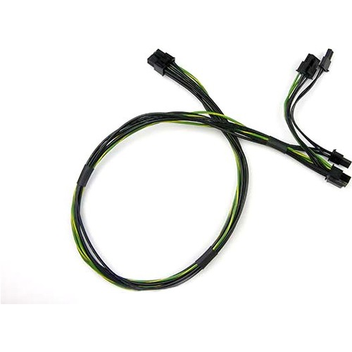 Supermicro CBL-PWEX-0581, 0,65 m, PCI-E (8-pin), 2 x PCI-E(6+2 pin), Gerade, Gerade, Schwarz, Grün, Interne Kabel (PC)