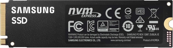 Actual product image Samsung 980 Pro (1000 GB, M.2 2280)