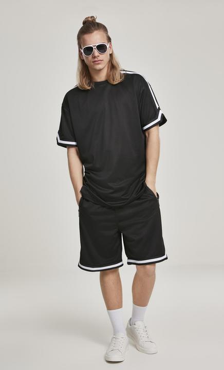 Actual product image Urban Classics Oversized Stripes Mesh Tee (M)