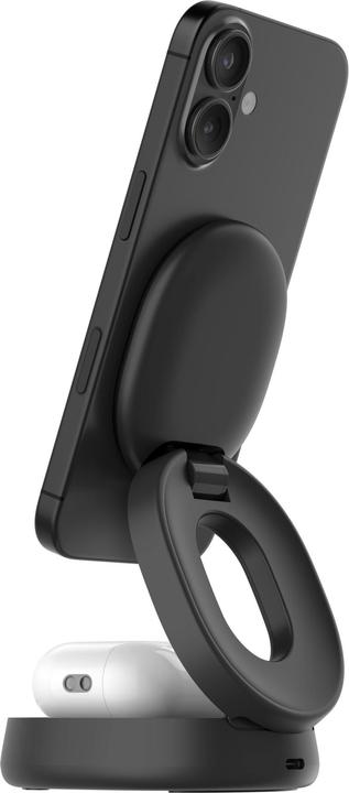 Actual product image Belkin Boost Charge verstellbare mag.2-in-1 Ld.Qi2 sw. WIZ035kqBK (30 W)