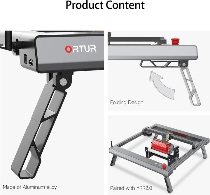 Actual product image Ortur Laser Master 3 Foldable Feet (Accessories)