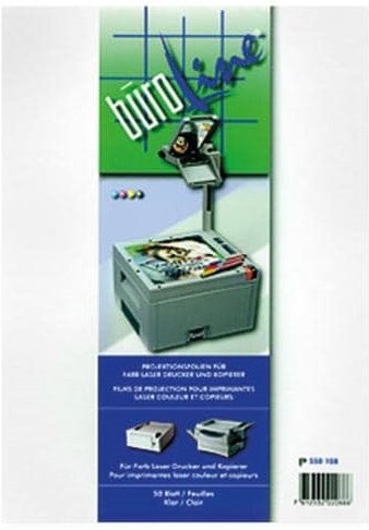 Immagine prodotto BüroLine Pellicola OHP A4 Trasparente, 100 pezzi (180 g/m², 100 x)