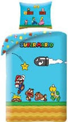 Produktbild Halantex Super Mario Bettwäsche Ver. 3 140 x 200 cm / 70 x 90 cm