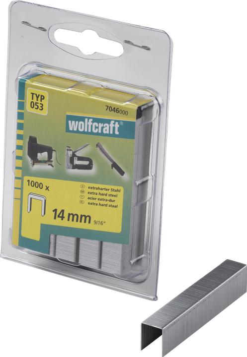 Produktbild wolfcraft wolfcraft 1000 Breitrückenkl. x-hart Typ053, 14mm