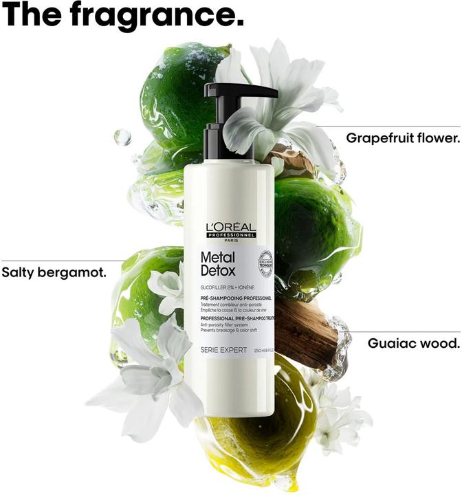 Image du produit L'Oréal Professionnel L'OrÃ©al Professionnel - Pre-shampoo treatment Serie Expert Metal Detox (Pre-shampoo) 250 ml - (Shampooing anti-poux, 250 ml)