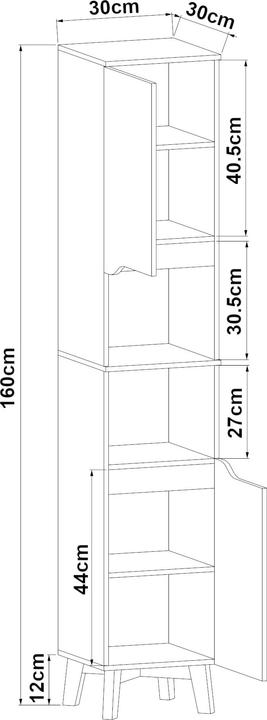 Produktbild En.Casa Overath (160 x 30 x 30 cm)