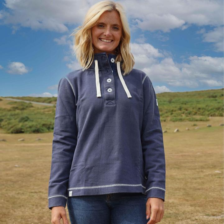 Produktbild Lazy Jacks Sweatshirt Knopfhals Piqué (46)