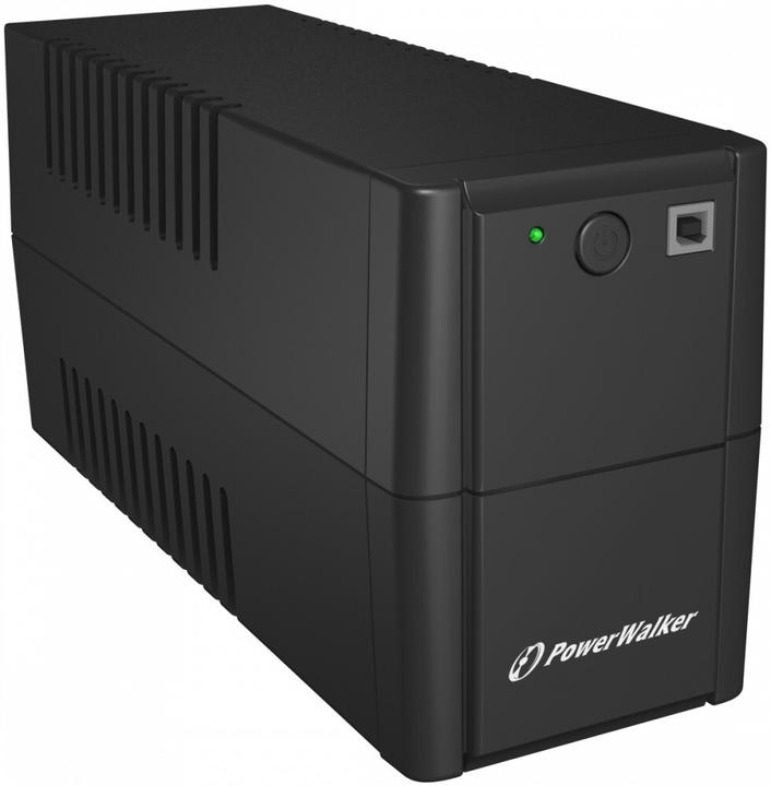 Actual product image Powerwalker 10121070 Line Interactive 850VA 2AC Outputs Tower Black Uninterruptible Power Supply (UPS) (850 VA, 480 W, Line-interactive UPS)