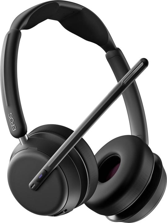 Immagine prodotto EPOS IMPACT 1061 Auricolare Bluetooth stereo con supporto per la ricarica senza contatto (Senza fili, USB-C, Google Meet, Unify, Zoom)