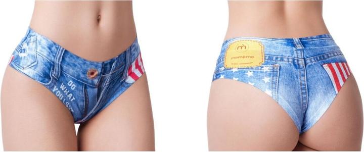 Memème Slip "JEANS AMERICAN FLAG"
