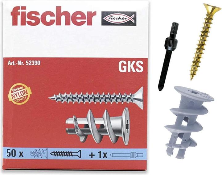 Produktbild Fischer Gipskartondübel GK S (50 Stk.)