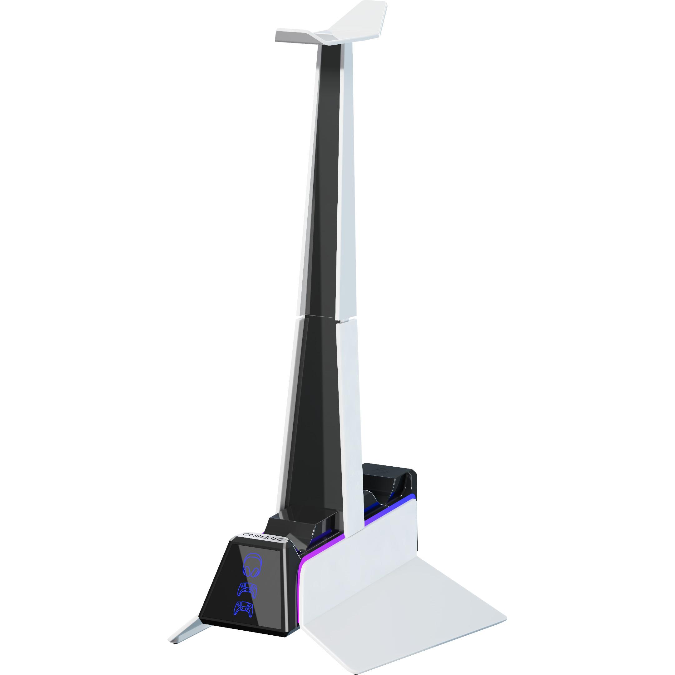 Oniverse Bianco Ps5 Fast Charging Station X3 (Ps5), Accessori Per Controller Gaming,