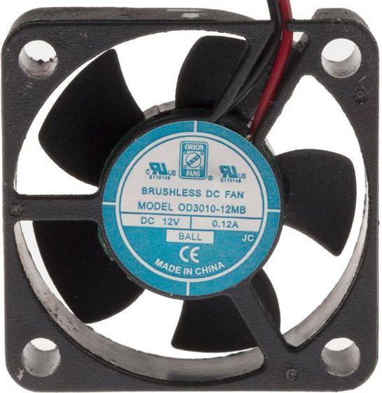 Produktbild RS PRO DC axial fan, 30x10mm 6.8cu.m/h 12V