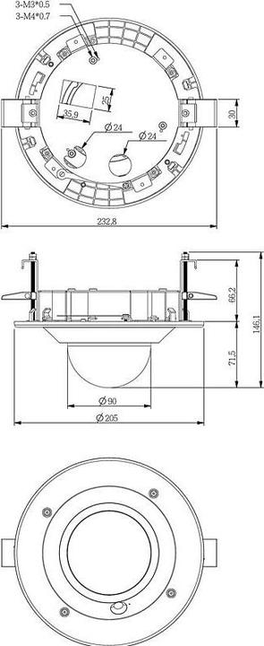 Actual product image Vivotek Camera body (Housing)