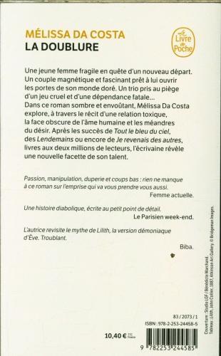 Image du produit La doublure (Français, Da Costa Mélissa, 2023)