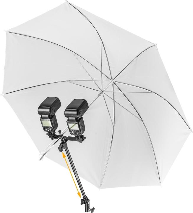 Immagine prodotto Walimex Sistema a doppia staffa per flash con cantilever (Porta flash)