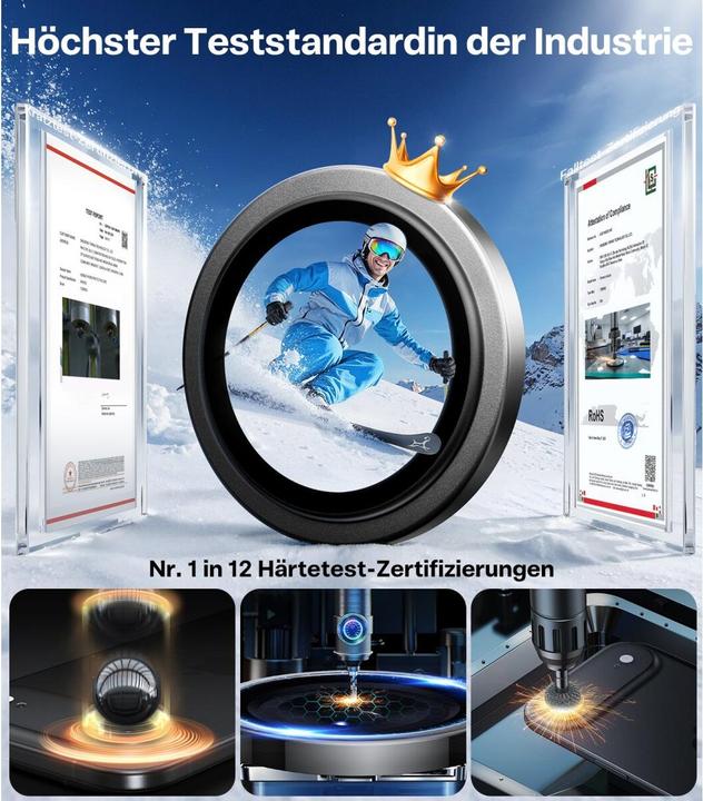 Produktbild Torras Lensguard Iphone 17 Air Black (1 Stk., Apple iPhone 17)