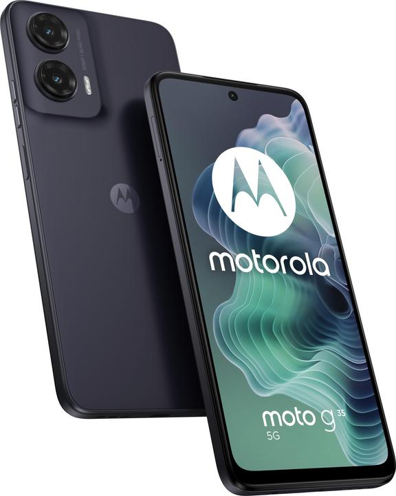 Produktbild Motorola Moto G35 (128 GB, Midnight Black, 6.72", Dual SIM, 50 Mpx, 5G)