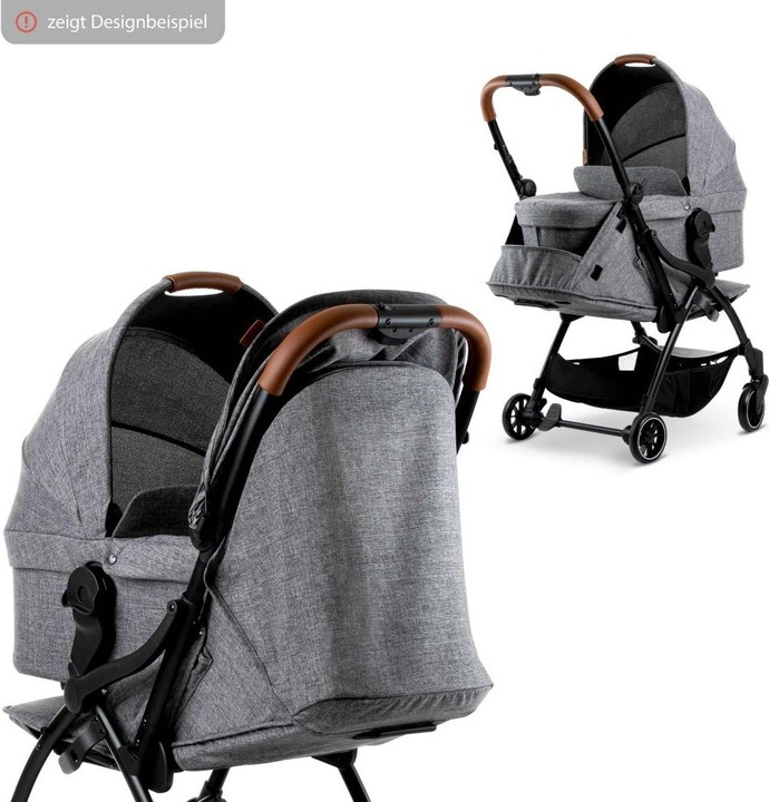 Produktbild ABC Design Kinderwagenaufsätze Babywanne für Buggy Flash - Woven Graphite