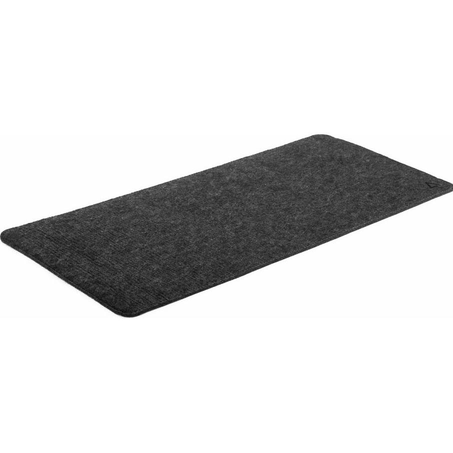 Deltahub Minimalistic Desk Pad -hiirimatto,, tummanharmaa, Mausmatte, Grau