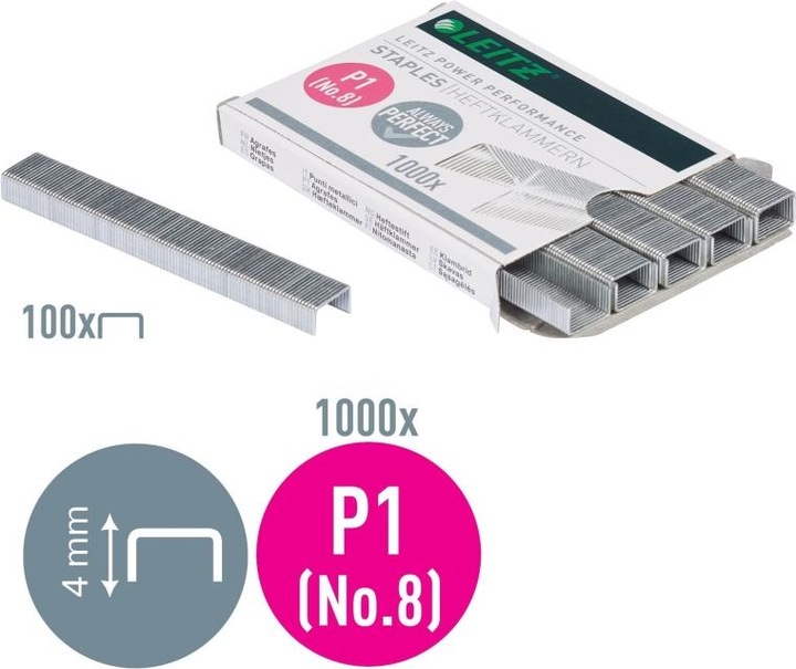 Actual product image Leitz Heftklammern 6/4 5547 (1000 x)