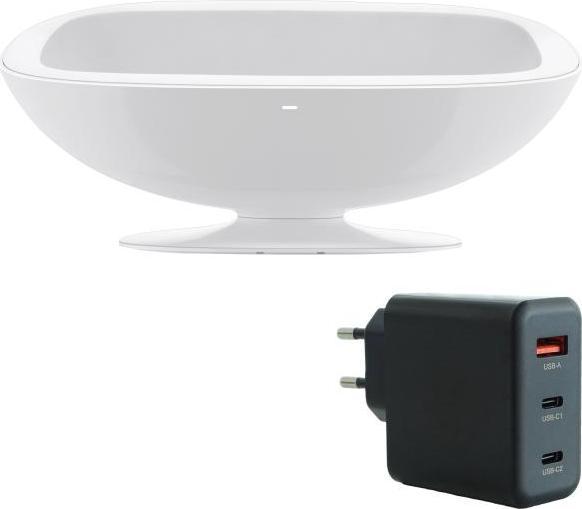 Lava Music Ladestation Space Charger 38 weiss mit Netzteil