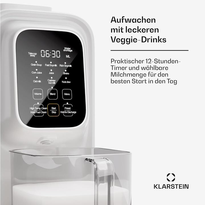 Actual product image Klarstein Pflanzenmilch- und Suppenbereiter (1200 W)