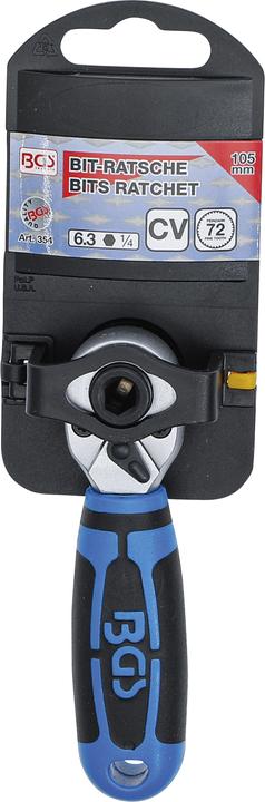 Actual product image BGS Bit Ratchet internal Hexagon 6.3 mm (1/4") (1/4")