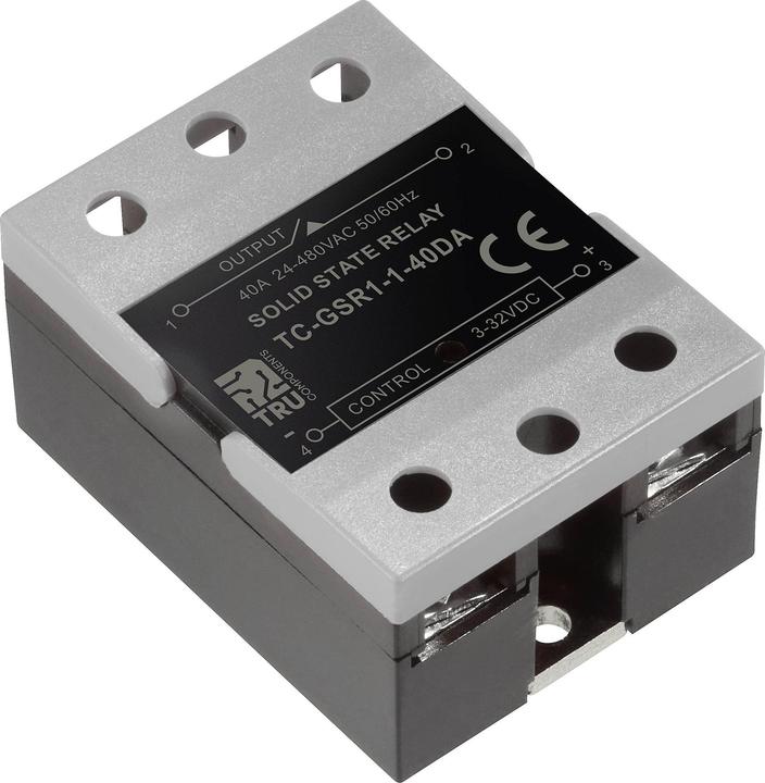 Produktbild Tru Components Halbleiterrelais TC-GSSR-1-40DA 40 A Schaltspannung max. 32 V/DC