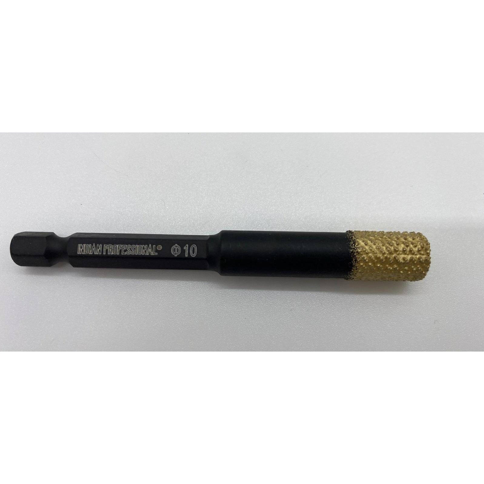 Indian Professional, Lochsäge, Diamantkrone Hex 10 mm Trockenbohren (10 Millimeter)
