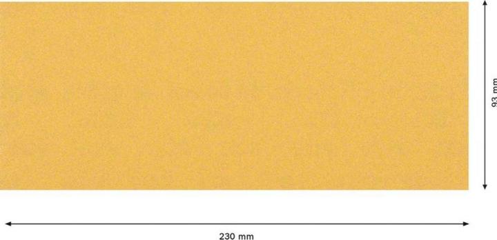Productafbeelding Bosch Professional Zubehör Expert C470 Schuurpapier zonder gaten voor vlakschuurmachine, 93 x 230 mm, G 120, 10 st. (120)