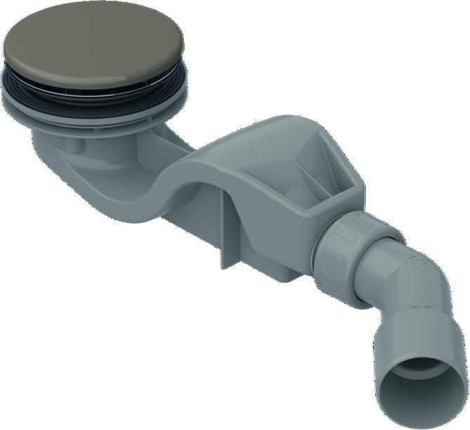 Produktbild Bette Solid 50 Ablaufgarnitur, seitlich 0,6 l/s, mit Antirutsch Pro oder Sense, B598- (Ablaufgarnitur)