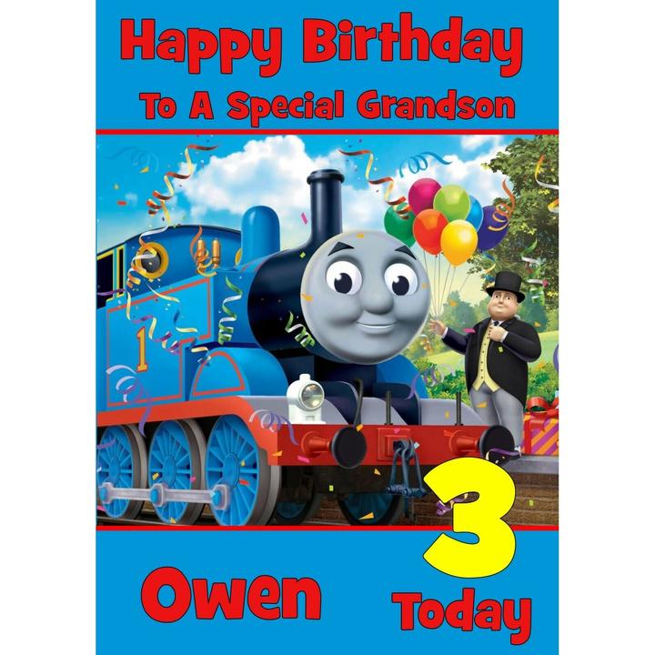 Produktbild Thomas & Friends Alter 1 Heute Geburtstagskarte