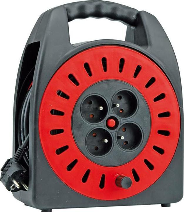 Produktbild Toya Verlängerungskabel 30 m 4 Steckdosen Typ E Trommel (30 m)