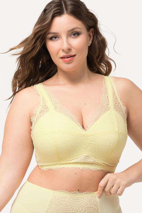 Produktbild Ulla Popken Bralette, Softcups, Spitze, ohne Bügel, Cup B - F (105 C)