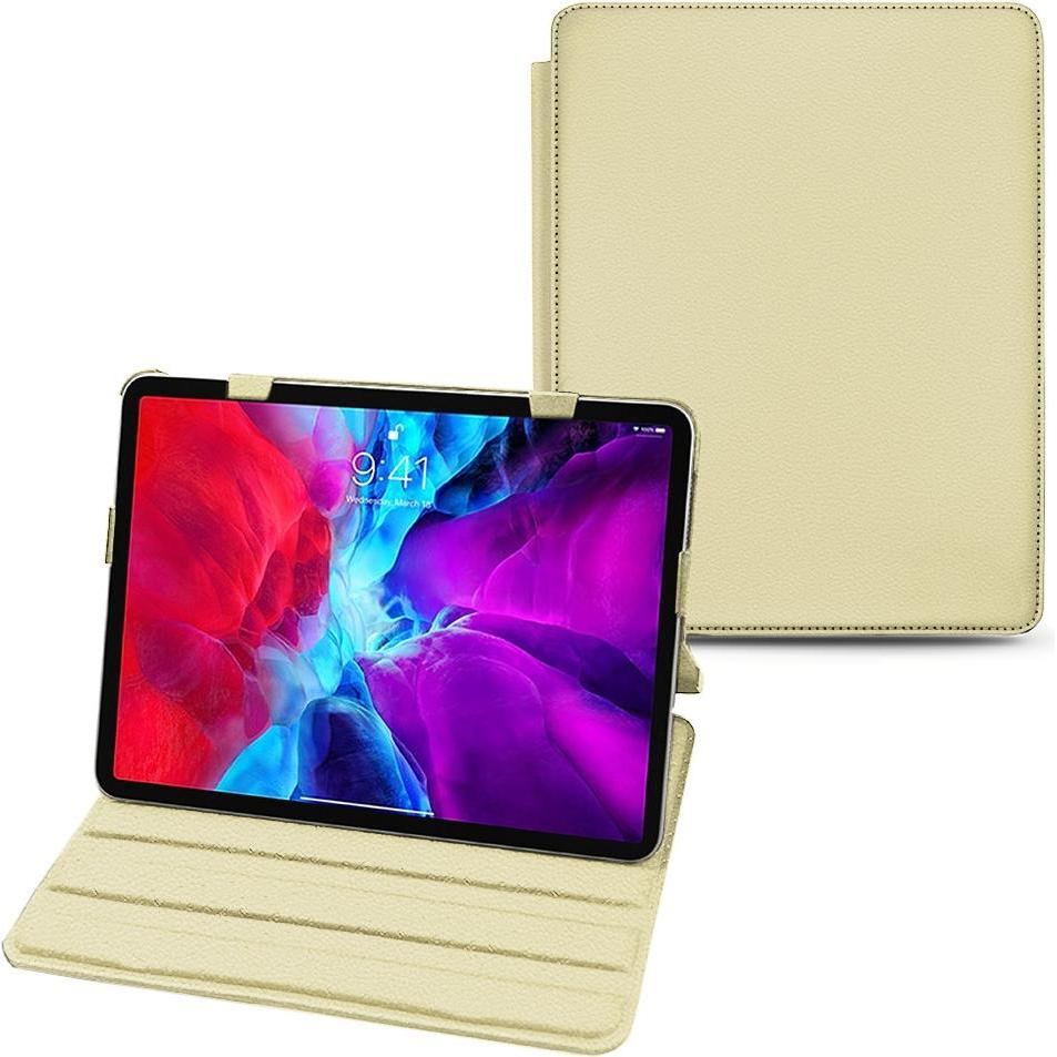 Thumbnail - Noreve Lederschutzhülle horizontal (iPad Pro 12.9 2020 (4. Gen)), Tablet Hülle, Beige