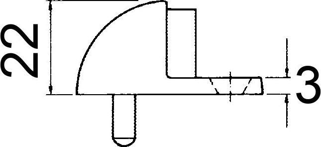 Actual product image Werkstarck Floor door buffer (1 pcs.)