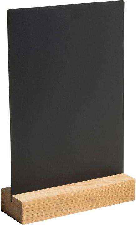 Exacompta Tischtafel A5 in Schieferoptik, mit Sockel, vertikal, 148x52x210 mm