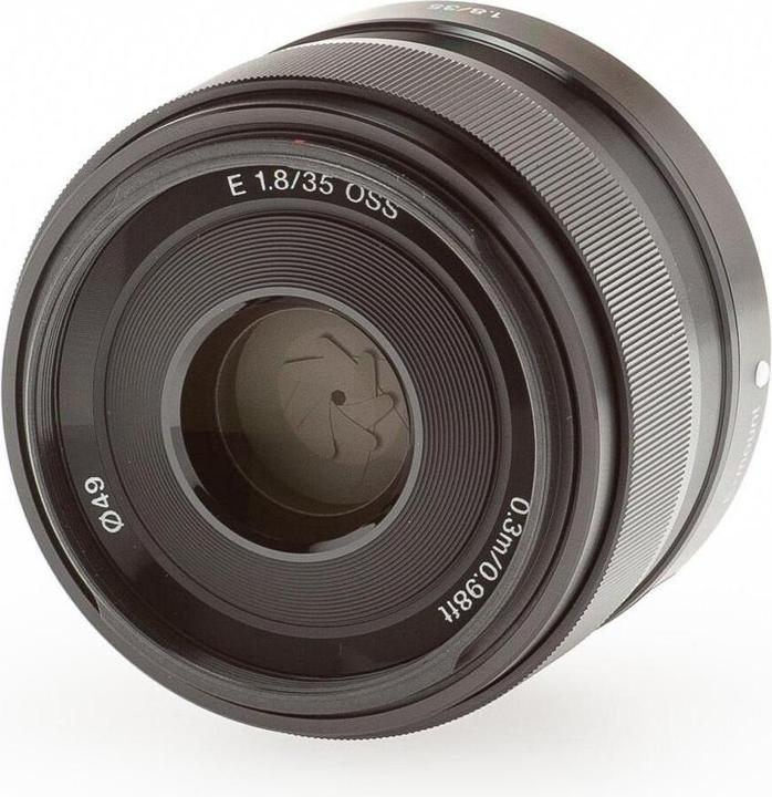 Image du produit Sony E 35mm f/1.8 OSS (Sony E, APS-C / DX)