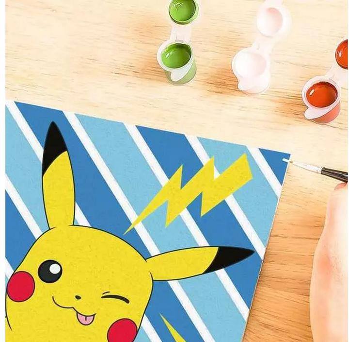 Actual product image Ravensburger CreArt - Painting by numbers - Cheeky Pikachu