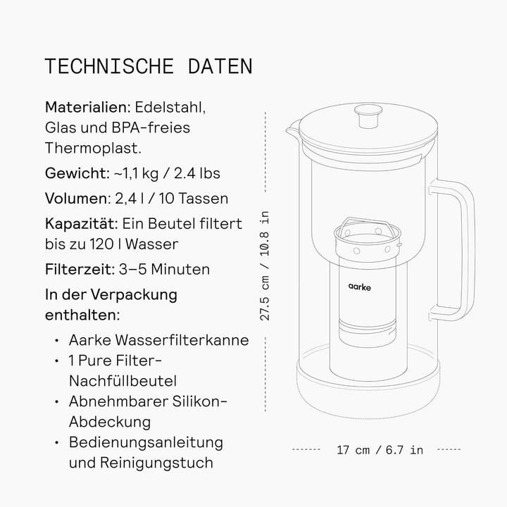 Actual product image Aarke Purificatore (2.40 l)