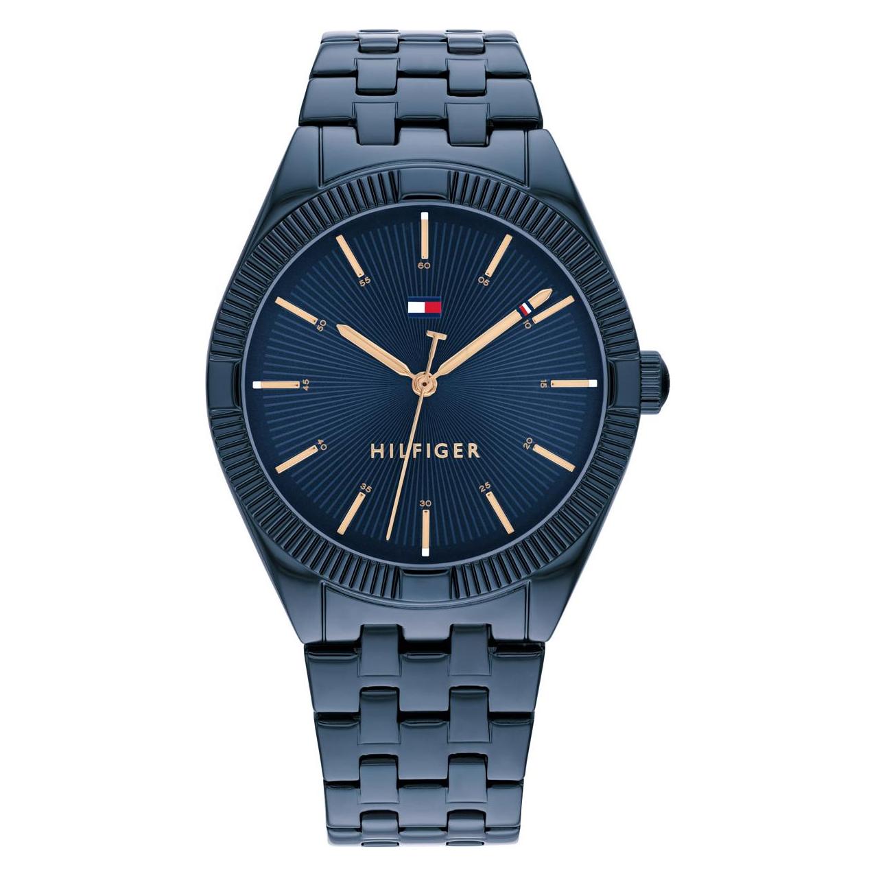 Tommy Hilfiger, Armbanduhr, Rachel, Blau, (Analoguhr, 34 mm)