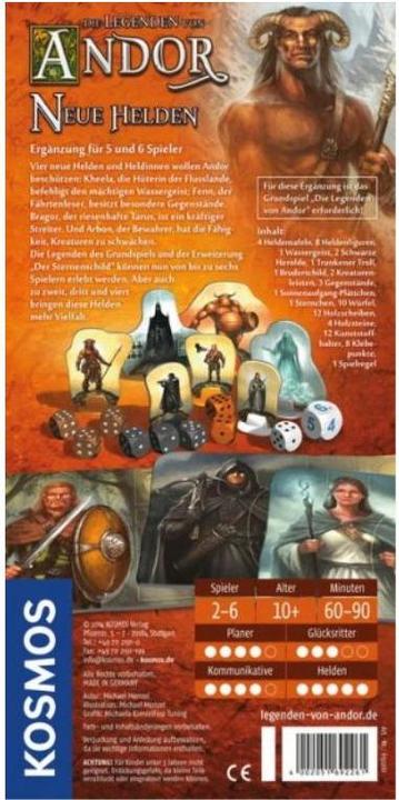 Produktbild Kosmos Dunkle Helden Andor (Deutsch, 5 - 6 Spieler)