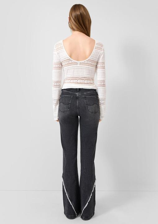 Produktbild s.Oliver T-Shirt Spitzenshirt (M)