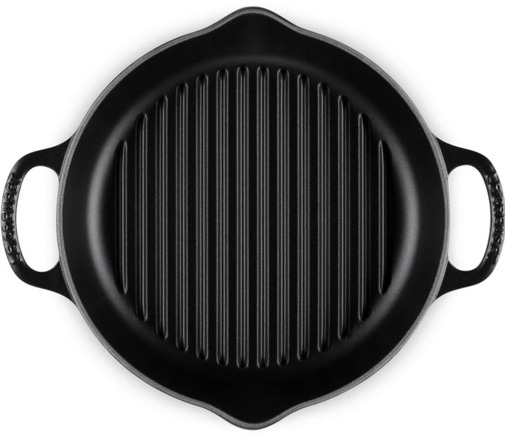 Image du produit Le Creuset Poêle à griller Signature Ø 26cm, ronde (25 cm, Poêle à grillades, Fonte)