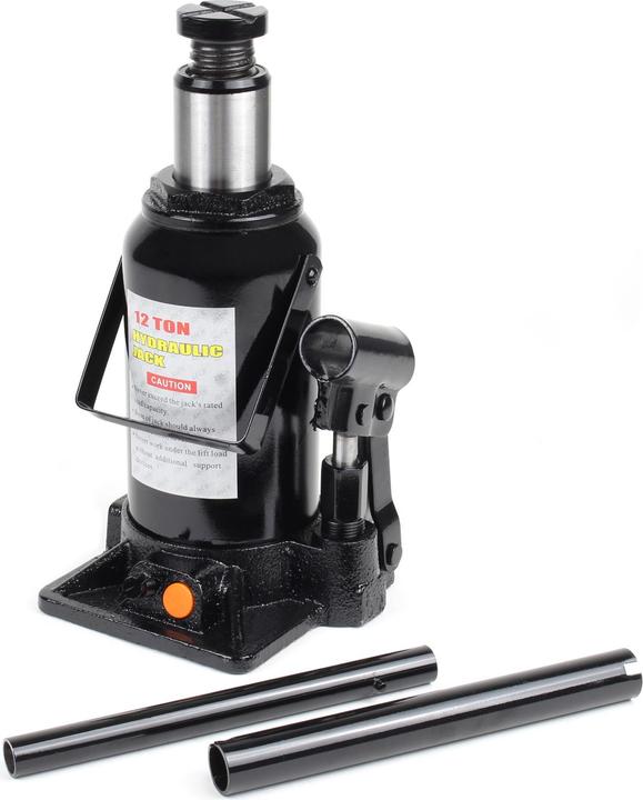 Produktbild Wiltec Hydraulischer Wagenheber 12t PKW Stempelwagenheber Flaschenwagenheber