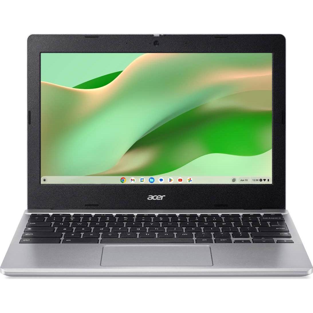 Acer Chromebook 311 (11.60", 64 GB, 4 GB, DE, Intel N100), Notebook, Silber