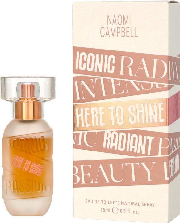 Actual product image Naomi Campbell Here To Shine (Eau de toilette, 15 ml)
