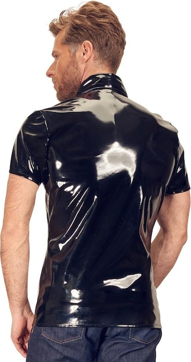 Actual product image Black Level Vinyl Men's Polo Shirt S (S)