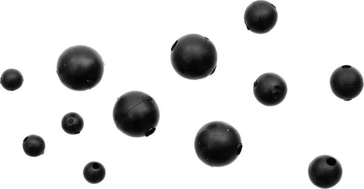 Stucki Thun Rubber beads Soft Black